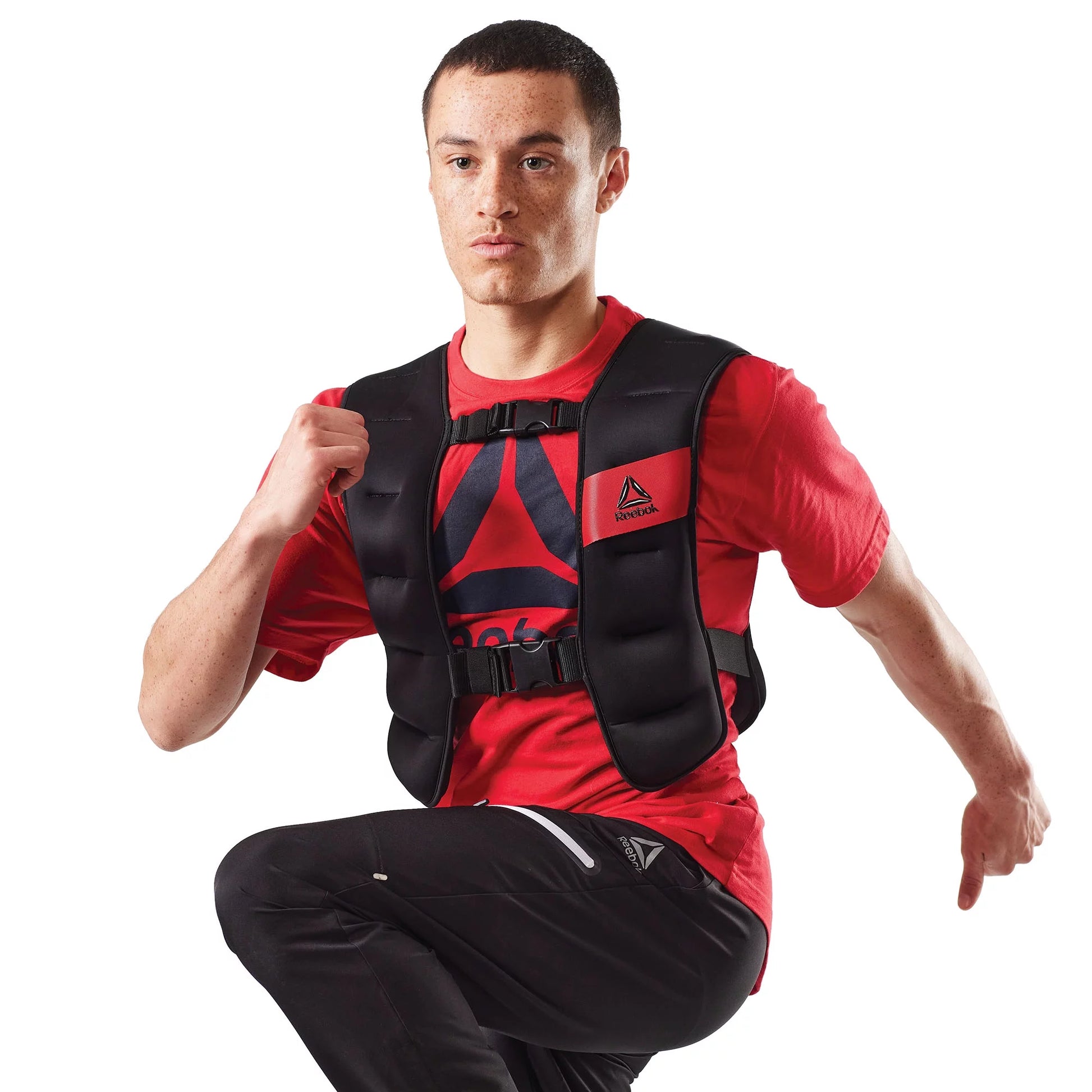 Weighted Vest 12Lb, Adjustable Fit, Reflective Elements